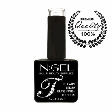 IN:GEL No Wipe LED/UV Glass Finish Top Coat pealisgeel